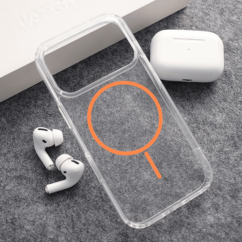 Maska Mag Case Clear Slim za iPhone 17 Pro boja black, white, purple, orange, pink, blue - Maske za telefone