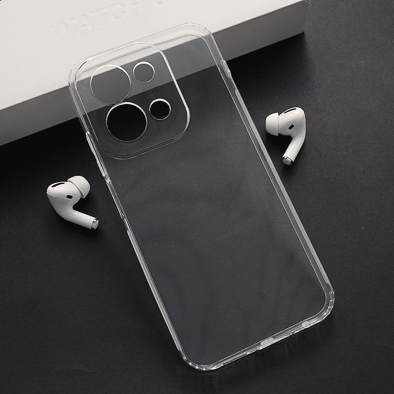Чехол Skin Silikon with pluggy для Xiaomi Redmi 15C (173mm) прозрачный - Maske za telefone