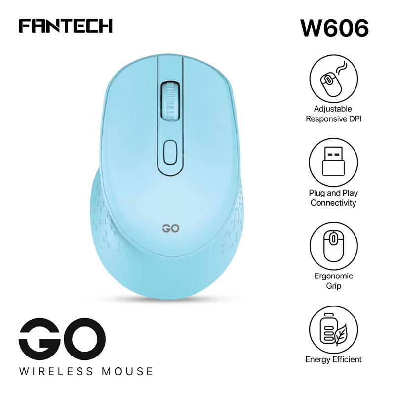 Мышь Wireless Gaming Fantech W606 GO белый - Periferija