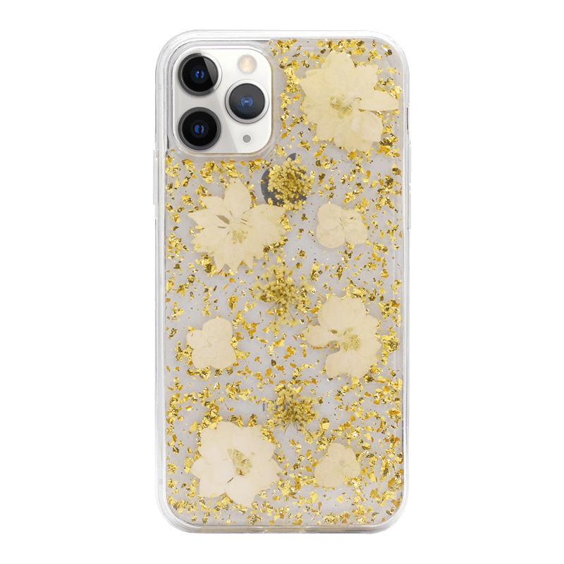 Case Platina Flower for iPhone 11 Pro gold - Maske za telefone