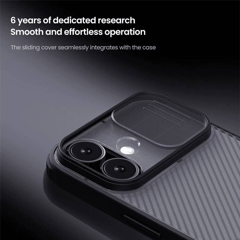 Чехол Nillkin CamShield Pro для iPhone 17 чёрный - Maske za telefone