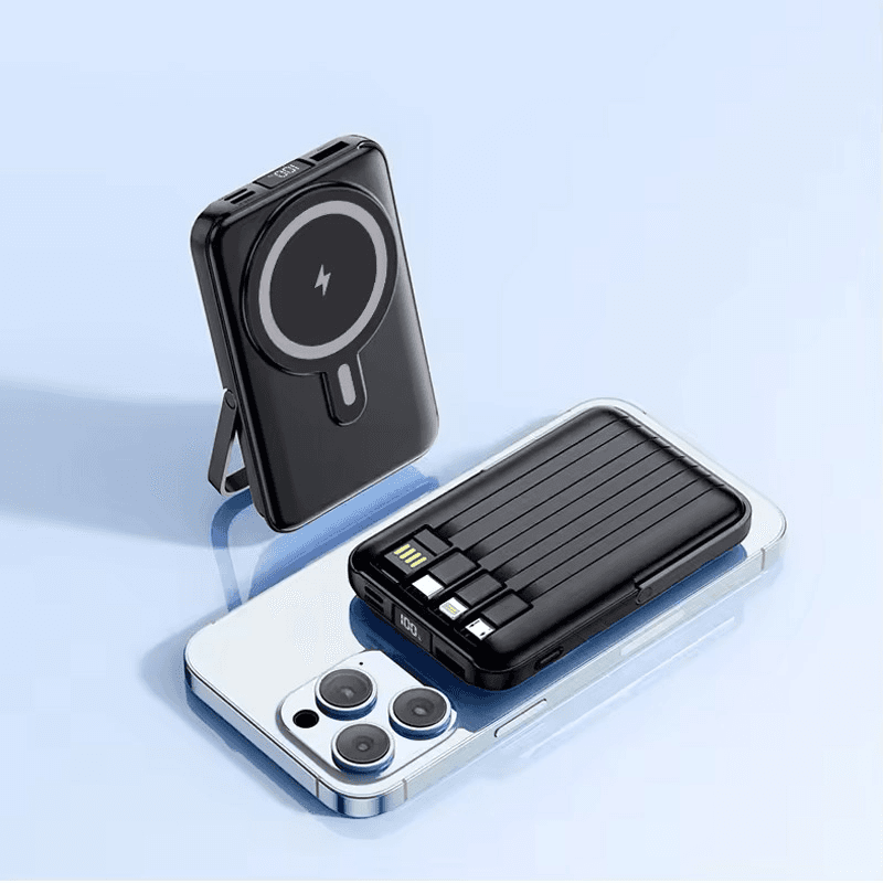 Power bank Mag Charger PD 66W 5000 mAh black - Razno
