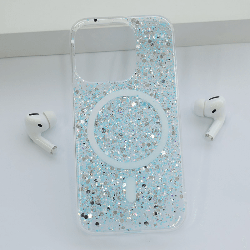 Maska Shine Shimmer Mag Case za iPhone 15 Pro boja blue, pink, yellow - Maske za telefone