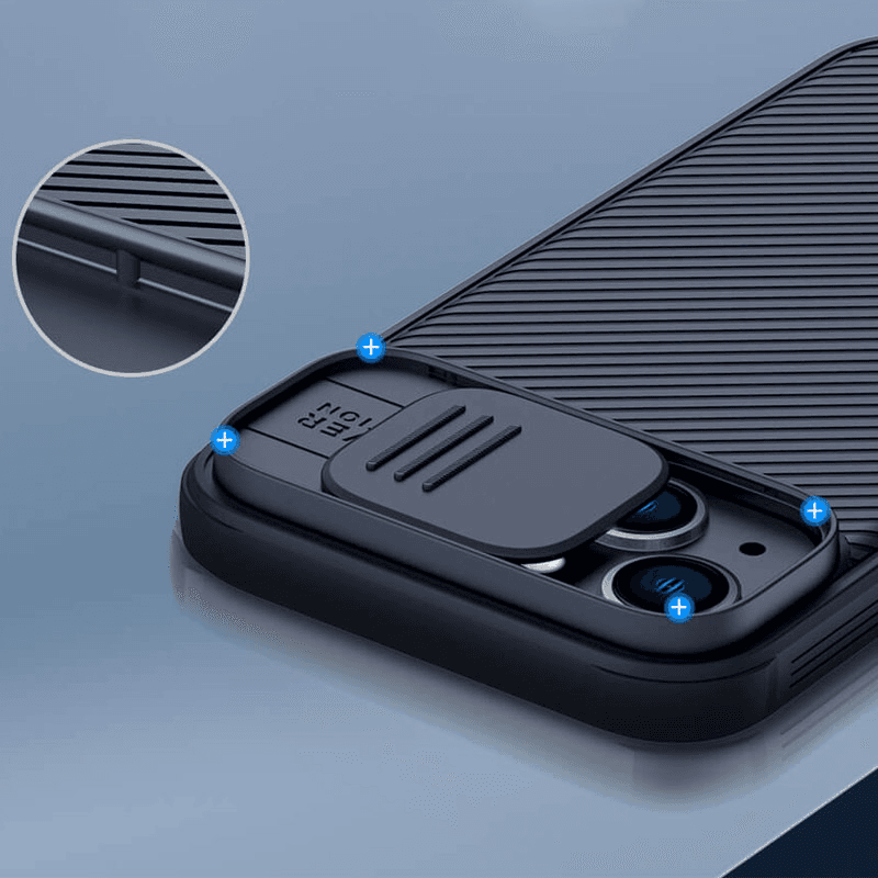 Nillkin case CamShield Pro Magnetic for iPhone 15 Plus black - Maske za telefone