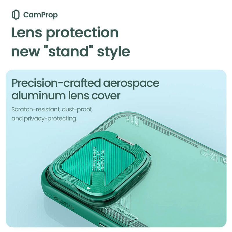 Maska Nillkin Iceblade Prop za iPhone 16 Pro Max boja black, green - Maske za telefone