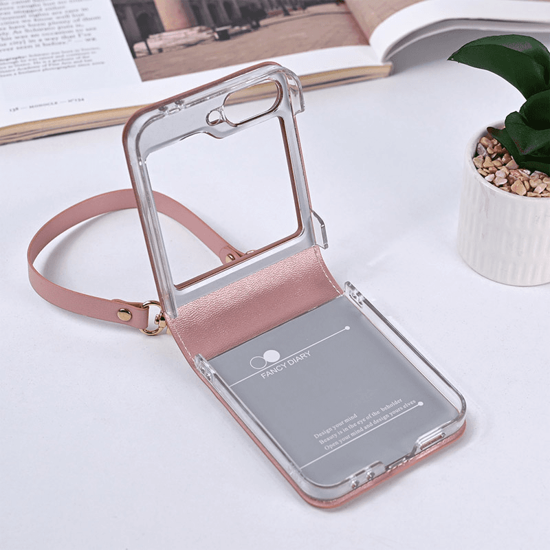 Maska na preklop Hanman Mill za Samsung Galaxy Z Flip 6/ F741B/ Z Flip 7 FE 5G/ F761B boja black, pink - Maske za telefone