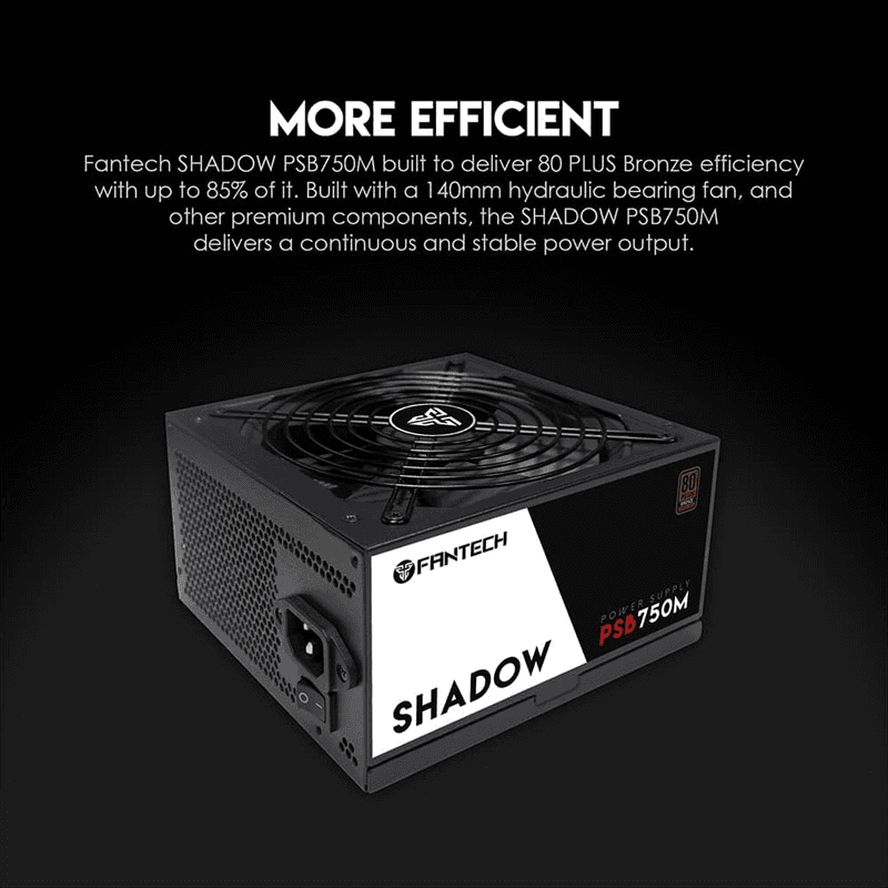 Napajanje Fantech PSB750M 750W (80+ Bronze) modularno crno - Napajanja (PSU)