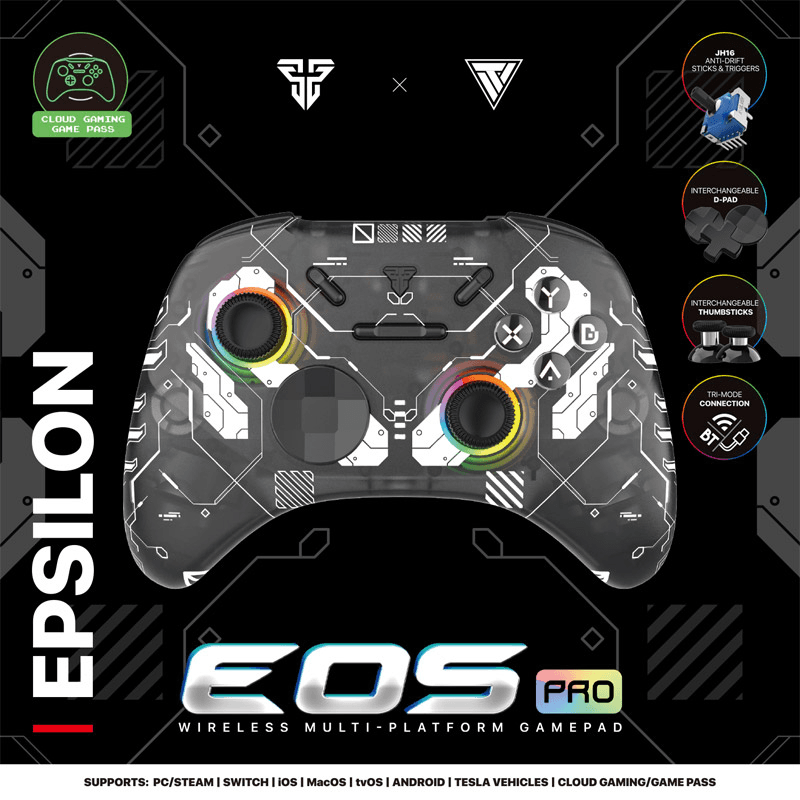 Joypad wireless Fantech WGP15 EOS PRO multiplatform RGB boja blue, black, white - Gejmpad za PS5