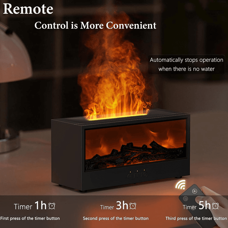 Difuzer Fireplace sa LED Kaminom boja black, white - Ventilacija i klimatizacija