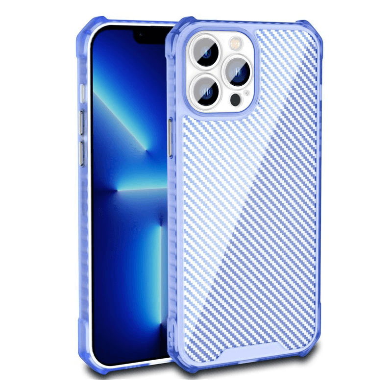 Чехол Carbon shield iPhone 14 Pro серый. - Maske za telefone
