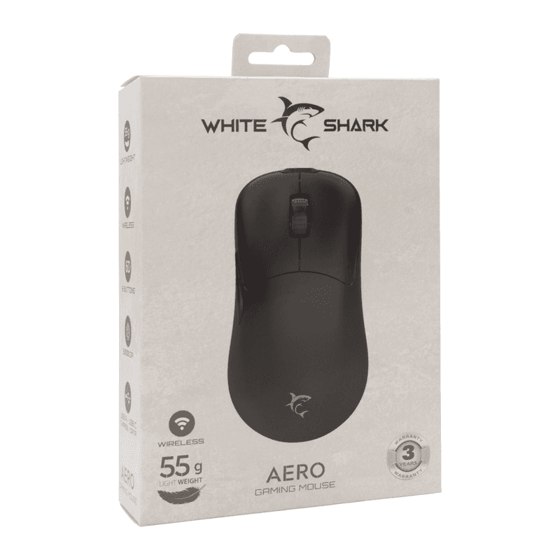 White Shark мышь беспроводная WGM-5015 AERO White - Periferija