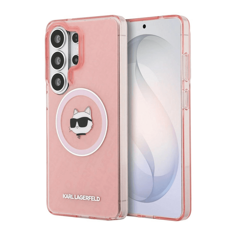 Maska Karl Lagerfeld IML Repeated Choupette MagSafe za Samsung S26 Ultra/ S948B boja pink, black - Maske za telefone