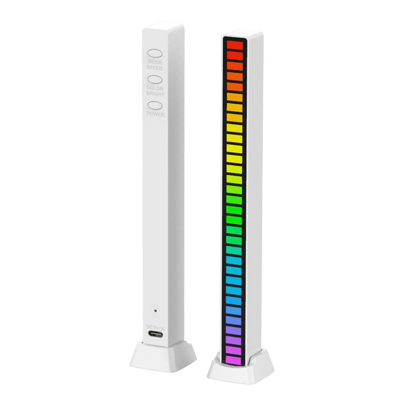 LED лампа 182мм/ 32 цвета Type-C белый - Rasveta