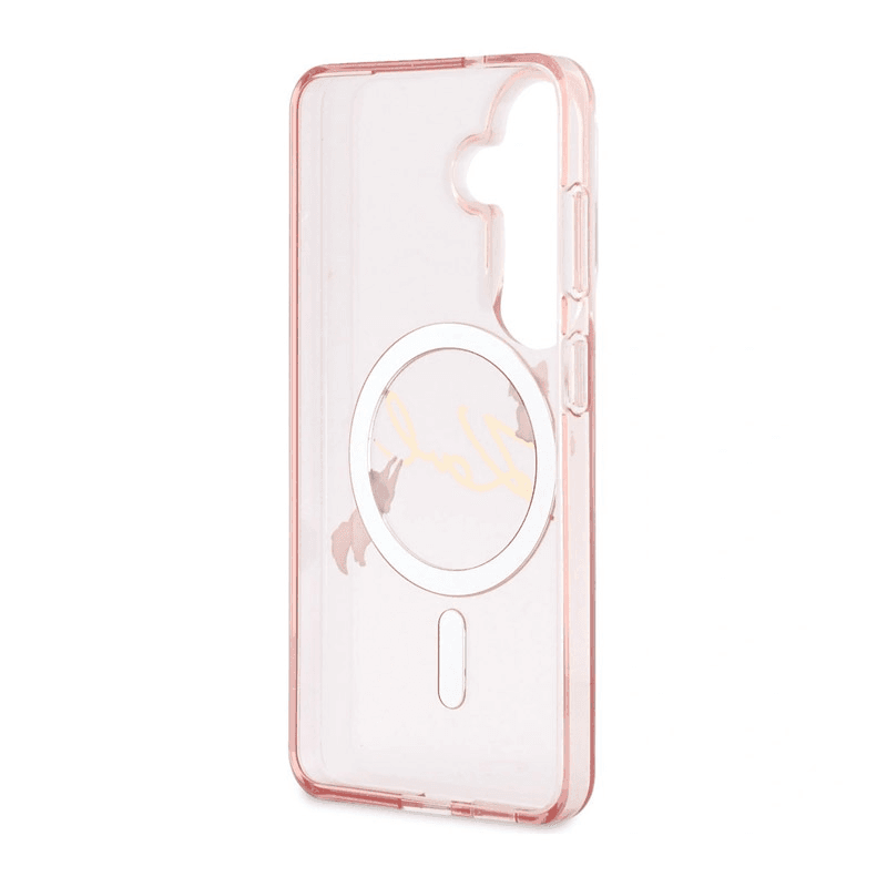Maska Karl Lagerfeld IML KC Script MagSafe za Samsung S26/ S941B boja black, pink, transparent - Maske za telefone