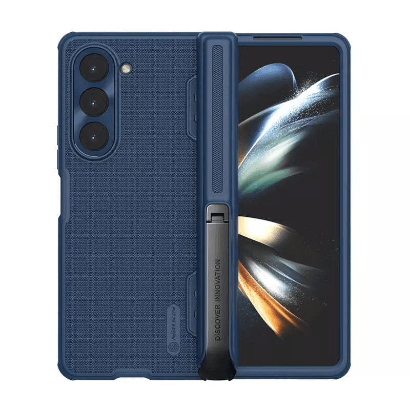 Чехол Nillkin Super Frosted Shield Fold для Samsung Galaxy Z Fold 5 5G/ F946B синий - Maske za telefone