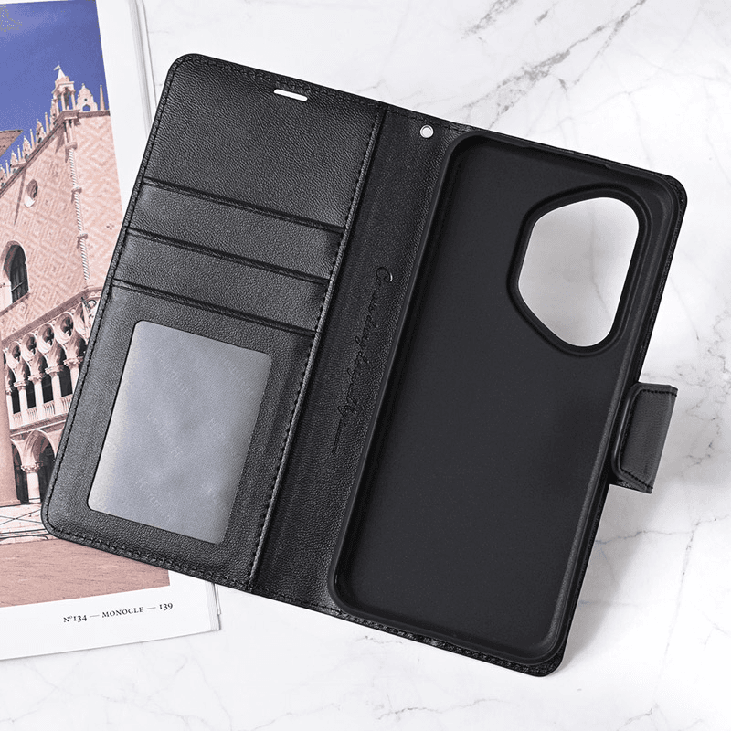 Чехол-книжка Hanman Mill для Honor 400 Pro чёрный - Maske za telefone