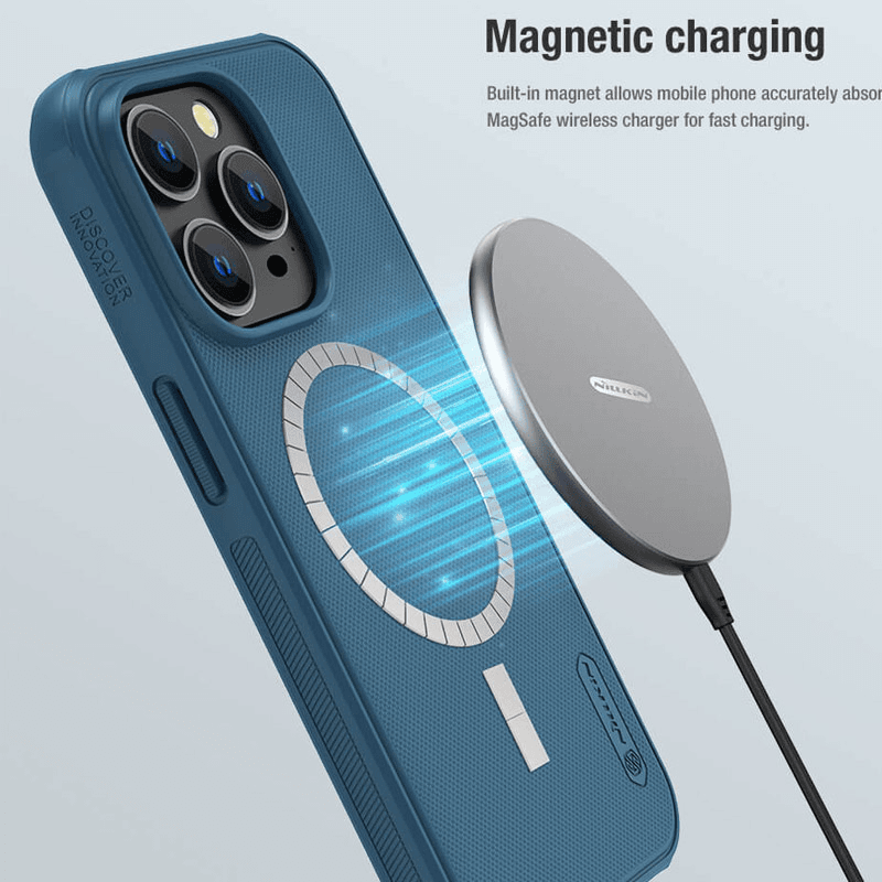 Maska Nillkin Super Frosted Shield Pro Magnetic za iPhone 15 Pro Max boja black, blue, green - Maske za telefone