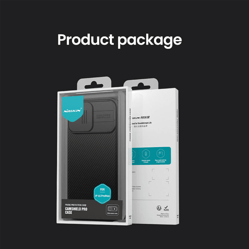 Nillkin case CamShield Pro for iPhone 16 Pro Max black - Maske za telefone