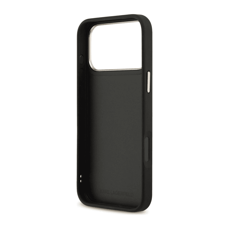 Maska Karl Lagerfeld Karl Script Logo Case za iPhone 17 Pro Max boja black, pink - Maske za telefone