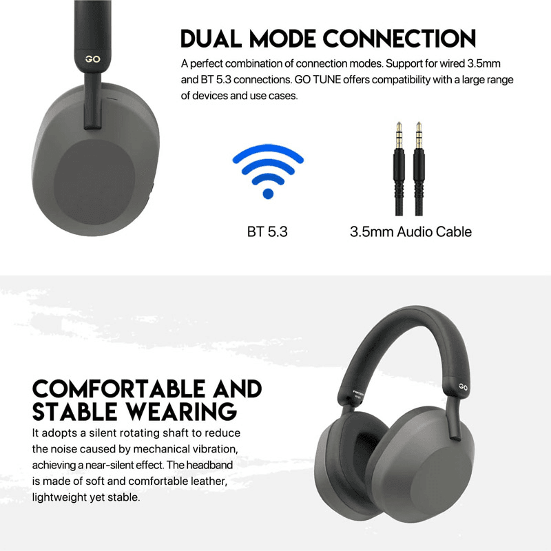 Bluetooth наушники Fantech GO Tune WH06 бежевый - Gaming slušalice