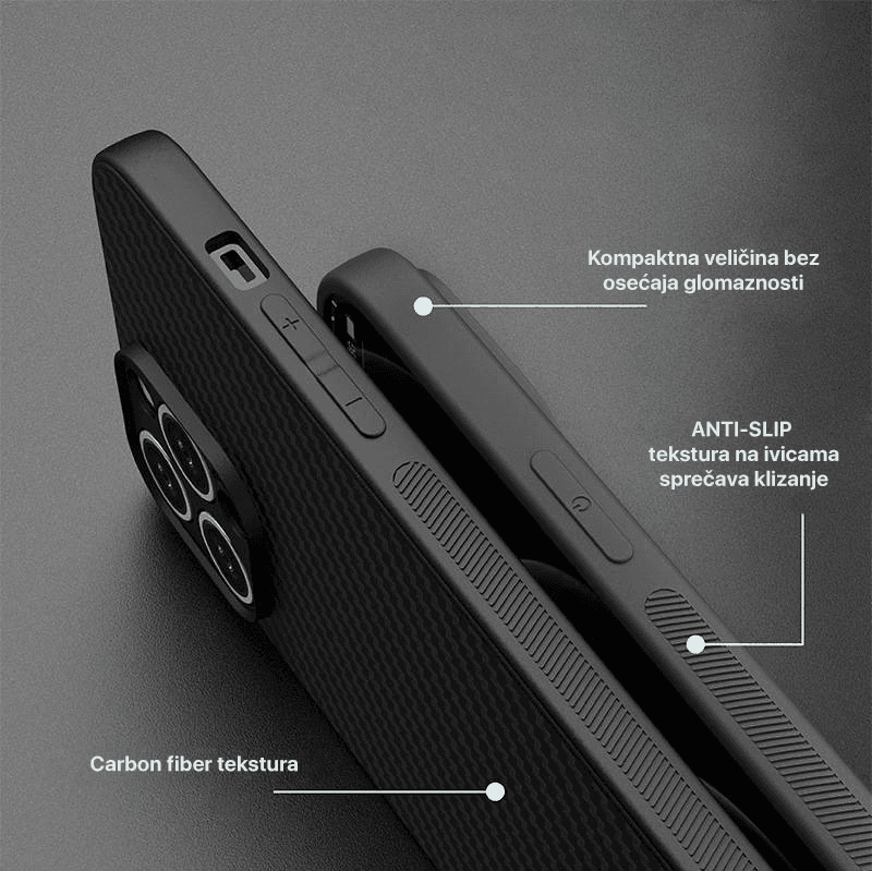 Maska Carbon fiber za Samsung A57 5G/ A576B boja black, blue, green - Maske za telefone