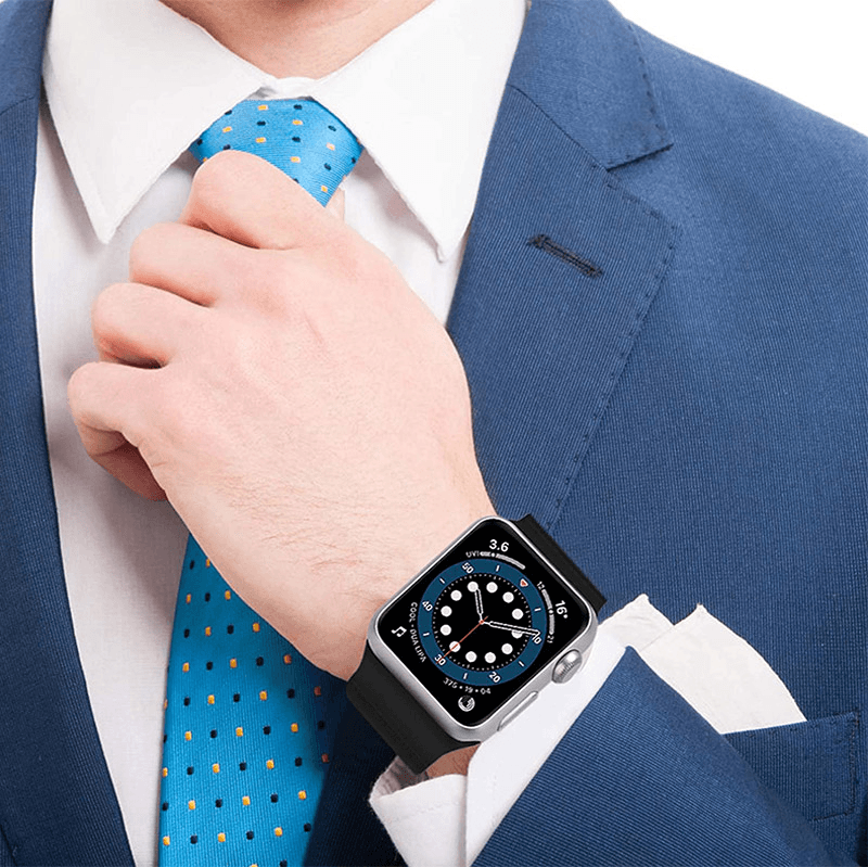 Silikonska narukvica za Apple Watch sa magnetom 38/ 40/ boja black, blue, yellow, orange, burgundy, gray velicina 41mm - Satovski dodaci