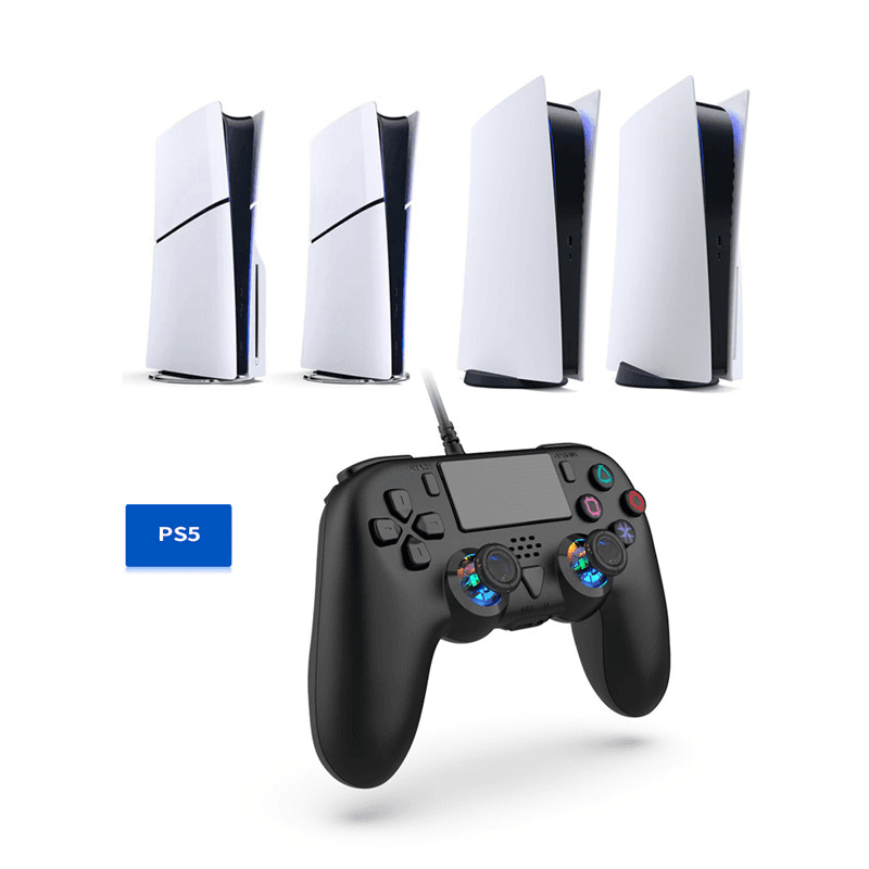 Геймпад DualSense WIFI DOBE TP5-35136 для PS5 чёрный A klasa - Геймпады для PS5