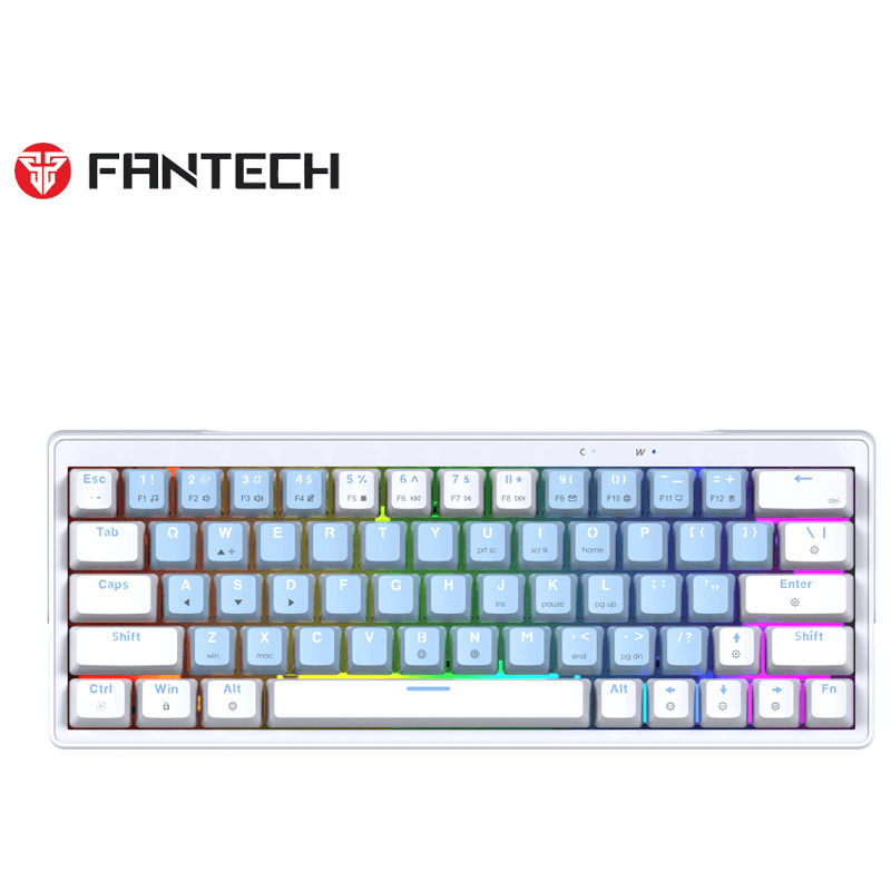 Tastatura mehanicka Gaming Fantech MK611 Atom x63 AME (taro switch) boja blue, white - Periferija