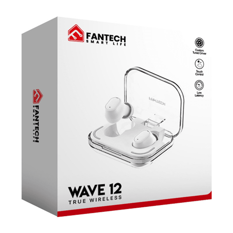 Bluetooth slusalice Fantech Wave 12 boja black, white - Gaming slušalice