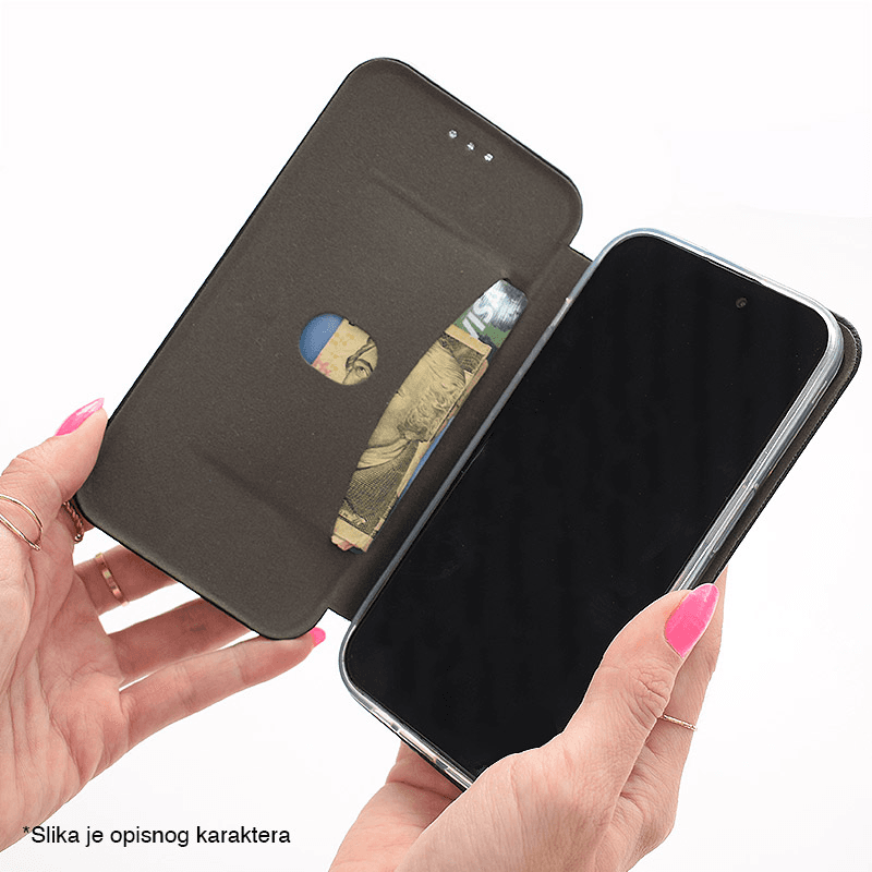 Maska na preklop Teracell Flip Premium za Samsung A06/ A065F boja black, pink, gold - Maske za telefone