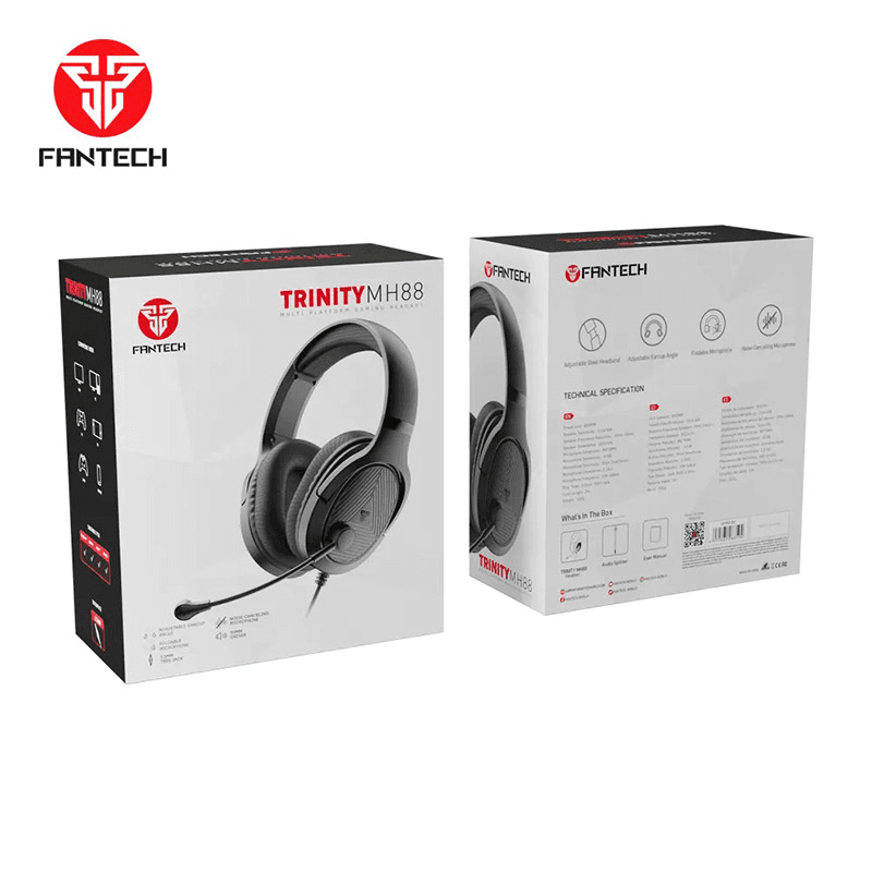 Наушники Gaming Fantech MH88 Trinity чёрные - Gaming slušalice