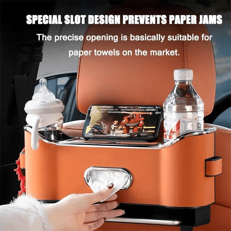Organizator prostora za zadnje sediste u automobilu boja orange, black, burgundy - Razno