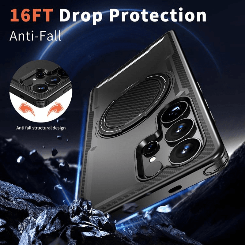 Maska Mag Case Ring Armor za Samsung A07/ A075F boja black, blue - Maske za telefone