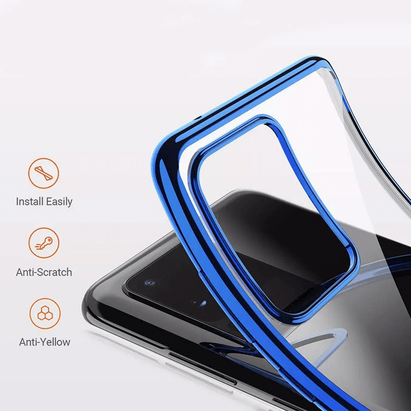 Чехол Electro Border для Huawei P40 Pro розовый золотой - Maske za telefone